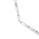 GloboStar® 90606 Digital Pixel Addressable Strip Ultra Slim 3 PIN - Nano Zig Zag S Ψηφιακή Ταινία LED SMD 5050 14W/m 60LED/m 20PIXEL/m SPI/TTL Protocol IC WS2812/SK6812 1152lm/m 120° DC 5V IP20 RGB - Λευκό Σώμα - Μ2000 x Π6 x Υ2mm - Συσκευασία 2 Μέτρων -