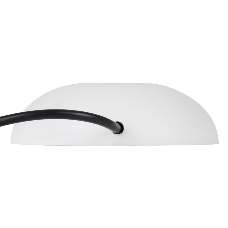 GloboStar® STEP-LUNA 90619 Επιφανειακό Φωτιστικό Σκαλοπατιού - Διαδρόμου LED 3W 330lm 10° DC 24V Αδιάβροχο IP65 Φ12 x Υ3cm Θερμό Λευκό 3000K - Λευκό - 3 Years Warranty