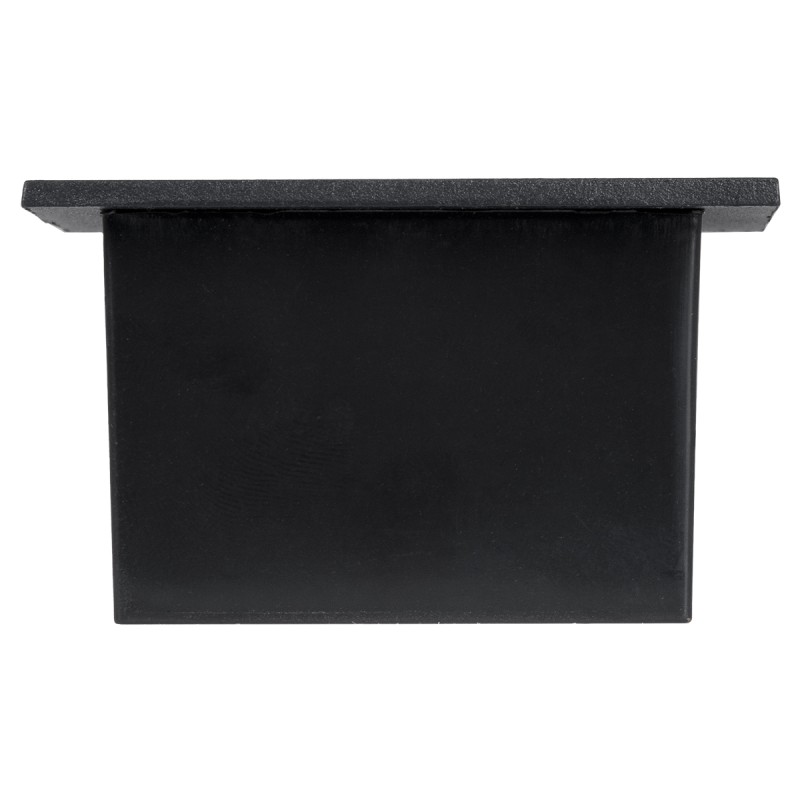 GLOBOSTAR® STEP-MINA 90625 Χωνευτό Αρχιτεκτονικό Φωτιστικό Διαδρόμου/Σκαλοπατιού LED 3W 330lm 30° DC 24V Αδιάβροχο IP65 Θερμό Λευκό 2700K Dimmable - Μαύρο - Μ8.3 x Π8.3 x Υ5cm / Q6.6cm - 3 Χρόνια Εγγύηση