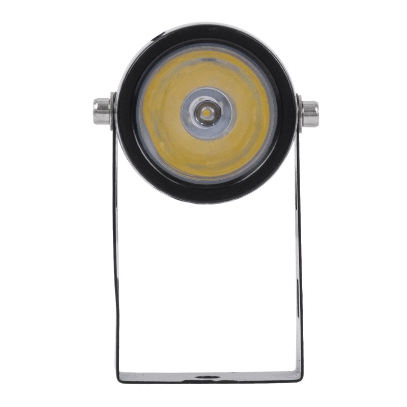 GLOBOSTAR® SPOT-TOLA 90631 Αρχιτεκτονικό Σποτ Φωτισμου LED 1W 110lm 10° DC 24V Αδιάβροχο IP65 Θερμό Λευκό 2700K Dimmable - Γκρι Ανθρακί - Μ5 x Π5 x Υ9cm - 3 Χρόνια Εγγύηση