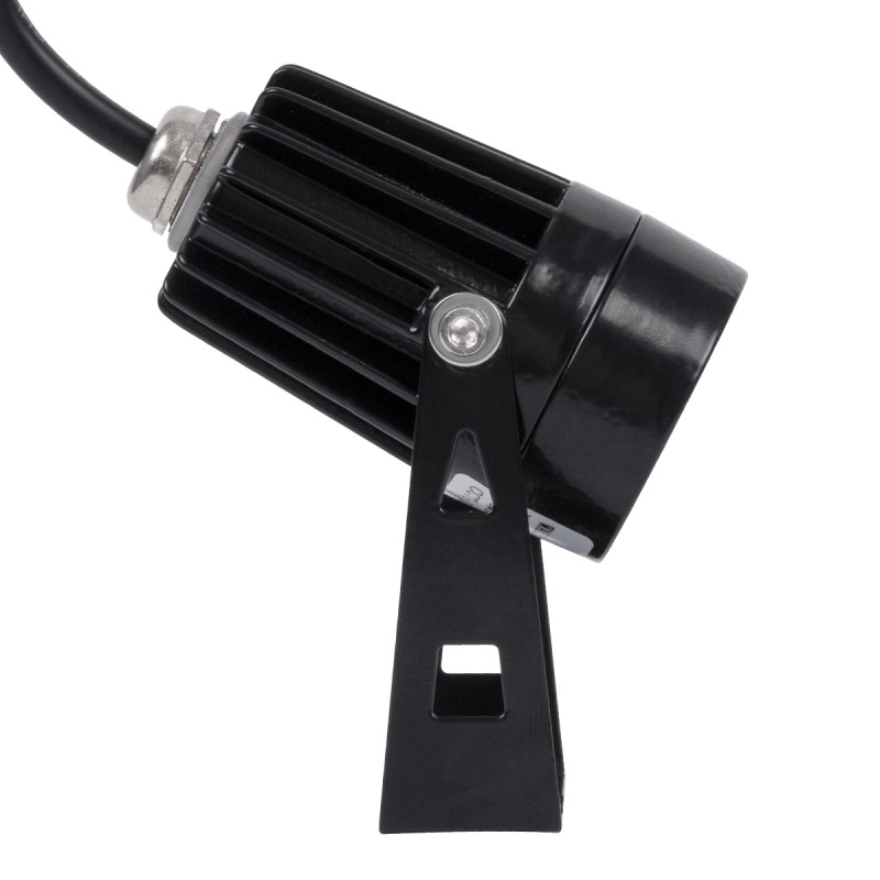 GLOBOSTAR® SPOT-TOLA 90631 Αρχιτεκτονικό Σποτ Φωτισμου LED 1W 110lm 10° DC 24V Αδιάβροχο IP65 Θερμό Λευκό 2700K Dimmable - Γκρι Ανθρακί - Μ5 x Π5 x Υ9cm - 3 Χρόνια Εγγύηση