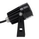 GLOBOSTAR® SPOT-TOLA 90631 Αρχιτεκτονικό Σποτ Φωτισμου LED 1W 110lm 10° DC 24V Αδιάβροχο IP65 Θερμό Λευκό 2700K Dimmable - Γκρι Ανθρακί - Μ5 x Π5 x Υ9cm - 3 Χρόνια Εγγύηση