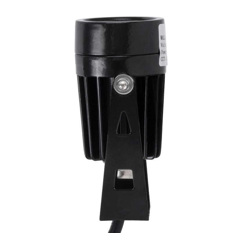 GLOBOSTAR® SPOT-TOLA 90631 Αρχιτεκτονικό Σποτ Φωτισμου LED 1W 110lm 10° DC 24V Αδιάβροχο IP65 Θερμό Λευκό 2700K Dimmable - Γκρι Ανθρακί - Μ5 x Π5 x Υ9cm - 3 Χρόνια Εγγύηση