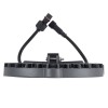 GLOBOSTAR® TREELIGHT-GINA 90679 Κυρτή Μπάρα Φωτισμού Wall Washer για Φυτά - Δέντρα LED 6W 660lm 30° DC 24V Αδιάβροχο IP65 Θερμό Λευκό 2700K Dimmable - Γκρι Ανθρακί - Μ18 x Π3.5 x Υ7cm - 3 Χρόνια Εγγύηση