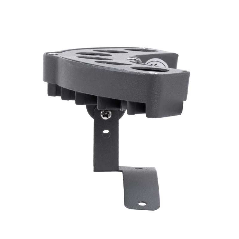 GLOBOSTAR® TREELIGHT-GINA 90679 Κυρτή Μπάρα Φωτισμού Wall Washer για Φυτά - Δέντρα LED 6W 660lm 30° DC 24V Αδιάβροχο IP65 Θερμό Λευκό 2700K Dimmable - Γκρι Ανθρακί - Μ18 x Π3.5 x Υ7cm - 3 Χρόνια Εγγύηση