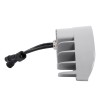 GLOBOSTAR® TREELIGHT-WINA 90680 Κυρτή Μπάρα Φωτισμού Wall Washer για Φυτά - Δέντρα LED 9W 990lm 30° DC 24V Αδιάβροχο IP65 Θερμό Λευκό 2700K Dimmable - Γκρι Ανθρακί - Μ20.5 x Π5.5 x Υ11cm - 3 Χρόνια Εγγύηση