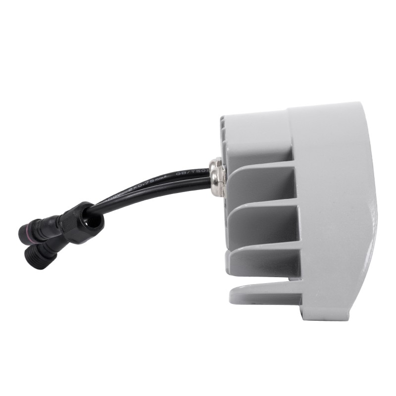 GLOBOSTAR® TREELIGHT-WINA 90680 Κυρτή Μπάρα Φωτισμού Wall Washer για Φυτά - Δέντρα LED 9W 990lm 30° DC 24V Αδιάβροχο IP65 Θερμό Λευκό 2700K Dimmable - Γκρι Ανθρακί - Μ20.5 x Π5.5 x Υ11cm - 3 Χρόνια Εγγύηση