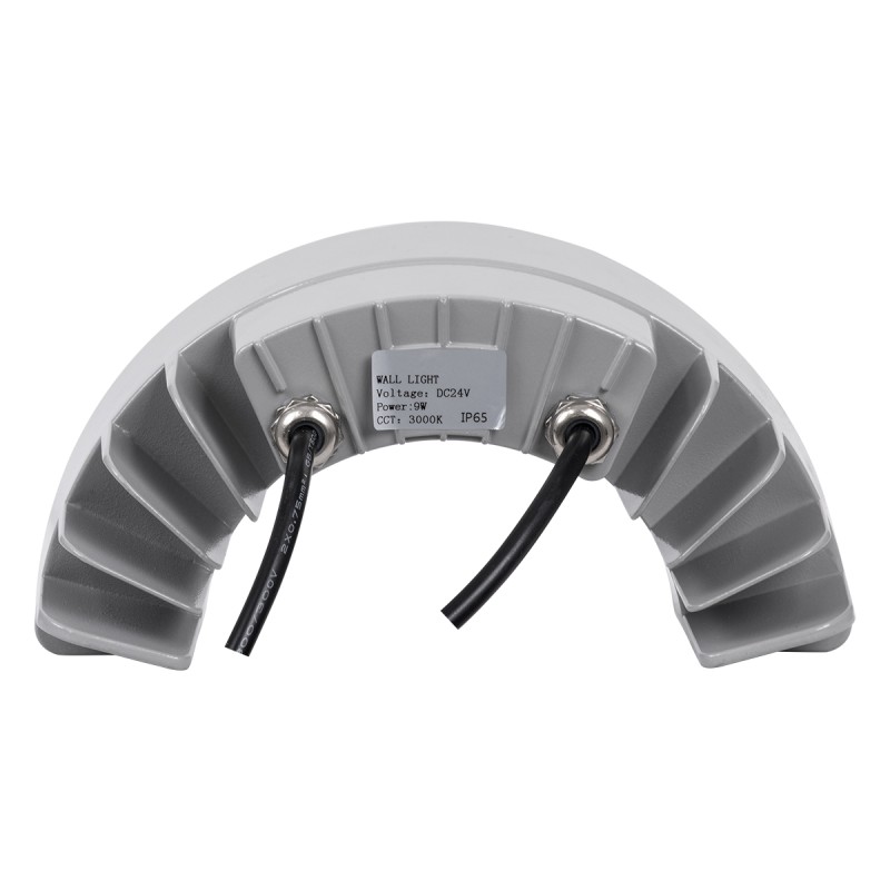 GLOBOSTAR® TREELIGHT-WINA 90680 Κυρτή Μπάρα Φωτισμού Wall Washer για Φυτά - Δέντρα LED 9W 990lm 30° DC 24V Αδιάβροχο IP65 Θερμό Λευκό 2700K Dimmable - Γκρι Ανθρακί - Μ20.5 x Π5.5 x Υ11cm - 3 Χρόνια Εγγύηση