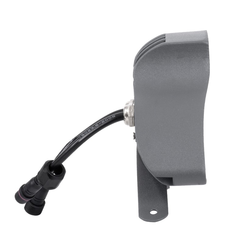 GLOBOSTAR® TREELIGHT-PINA 90682 Κυρτή Μπάρα Φωτισμού Wall Washer για Φυτά - Δέντρα LED 9W 990lm 30° DC 24V Αδιάβροχο IP65 Θερμό Λευκό 2700K Dimmable - Γκρι Ανθρακί - Μ20.5 x Π5.5 x Υ12cm - 3 Χρόνια Εγγύηση