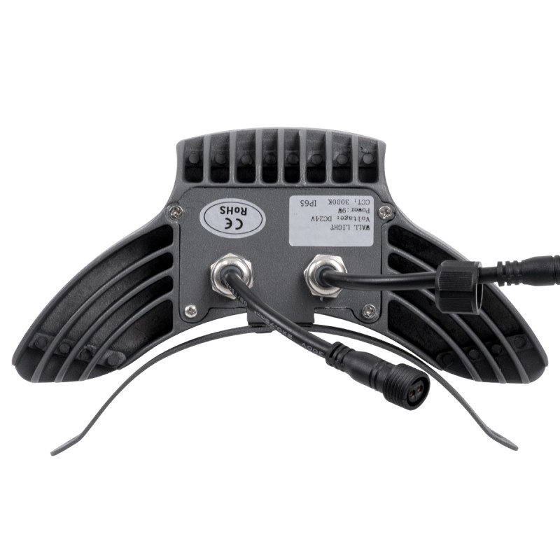 GLOBOSTAR® TREELIGHT-PINA 90682 Κυρτή Μπάρα Φωτισμού Wall Washer για Φυτά - Δέντρα LED 9W 990lm 30° DC 24V Αδιάβροχο IP65 Θερμό Λευκό 2700K Dimmable - Γκρι Ανθρακί - Μ20.5 x Π5.5 x Υ12cm - 3 Χρόνια Εγγύηση