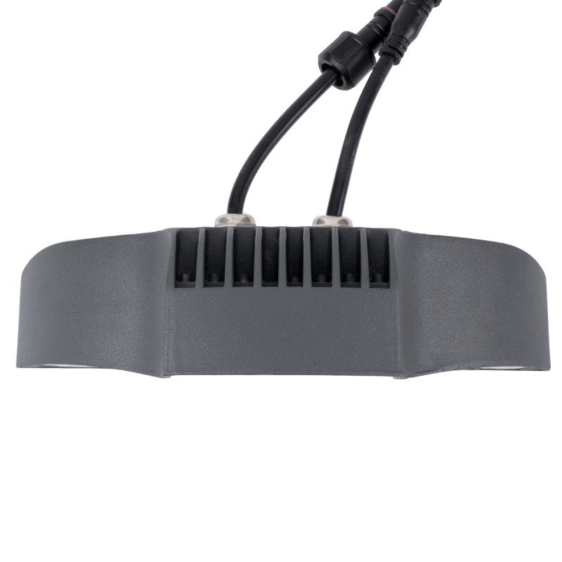 GLOBOSTAR® TREELIGHT-PINA 90682 Κυρτή Μπάρα Φωτισμού Wall Washer για Φυτά - Δέντρα LED 9W 990lm 30° DC 24V Αδιάβροχο IP65 Θερμό Λευκό 2700K Dimmable - Γκρι Ανθρακί - Μ20.5 x Π5.5 x Υ12cm - 3 Χρόνια Εγγύηση