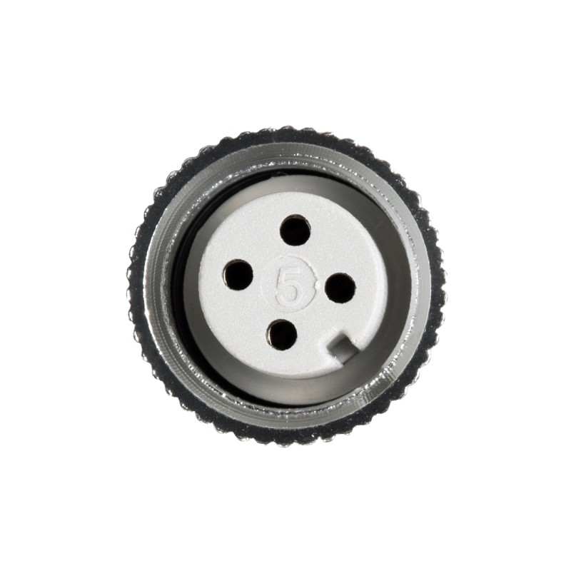 GloboStar® 90701 Ταχυσύνδεσμος Τροφοδοσίας για Digital Pixel Facade Spots IP65 - 4 Καλώδια +/- σε Power Connector 4 PIN Female για Πολύχρωμα RGB+RGBW