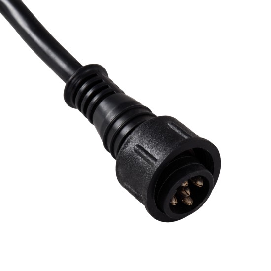 GloboStar® 90707 Ταχυσύνδεσμος Τροφοδοσίας T για Wall Washer και Προβολείς IP65 - 2 Καλώδια +/- σε Power Connector 5 PIN Female & Power Connector 5 PIN Male για Πολύχρωμα RGB+RGBW GloboStar® 90707 Ταχυσύνδεσμος Τροφοδοσίας T για Wall Washer και Προβολείς IP65 - 2 Καλώδια +/- σε Power Connector 5 PIN Female & Power Connector 5 PIN Male για Πολύχρωμα RGB+RGBW