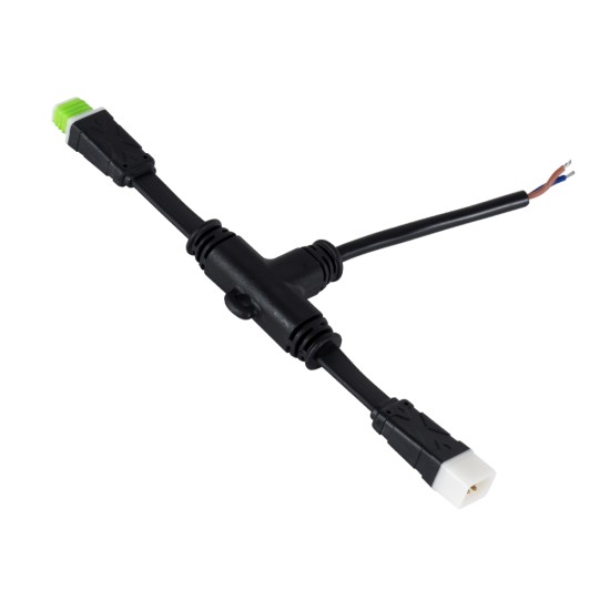 GloboStar® 90711 Ταχυσύνδεσμος Τροφοδοσίας T για Wall Washer Tuber - 2 Καλώδια +/- σε Power Connector 5 PIN Male & Power Connector 5 PIN Female για Πολύχρωμα RGB+RGBW Tuber GloboStar® 90711 Ταχυσύνδεσμος Τροφοδοσίας T για Wall Washer Tuber - 2 Καλώδια +/- σε Power Connector 5 PIN Male & Power Connector 5 PIN Female για Πολύχρωμα RGB+RGBW Tuber
