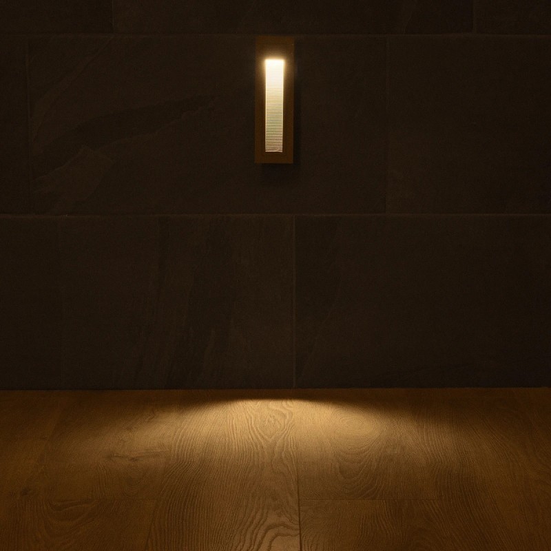 kelvo® STEPART KLV-101-0093 Χωνευτό Φωτιστικό Σκαλοπατιού / Διαδρόμου LED 3W 375lm 45° AC 220-240V Αδιάβροχο IP65 Θερμό Λευκό 2700K - Lumileds SMD Chip & TÜV SÜD Driver - Γκρι Ανθρακί Ματ - Μ6.5 x Π6.5 x Υ21cm / Q5.4 x 18.9cm - 5 Χρόνια Εγγύηση