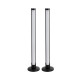 GloboStar® DIGICOLUMN 90760 Επιτραπέζιο Φωτιστικό Πορτατίφ LED 16W 1280lm 180° DC 5V IP20 RGB Dimmable Ασημί Πλαστικό - Μ3 x Π3 x Υ45cm - ΣΕΤ 2 Τεμαχίων - 2 Χρόνια Εγγύηση GloboStar® DIGICOLUMN 90760 Σετ 2 Μοντέρνα Επιτραπέζια Φωτιστικά Γραφείου Digital Pixel Symphony Bars LED 16W 1280lm 180° DC 5V με USB 2.0 IP20 - Εναλλαγή Φωτισμού μέσω Τηλεχειριστηρίου - Πολύχρωμα RGB - Dimmable - Μαύρο - Φ3 x Υ45cm - Συσκευασία 2 Τεμαχί