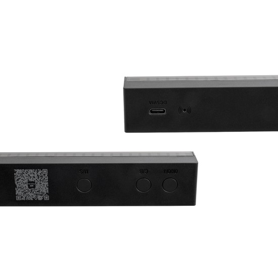 GloboStar® DIGICOLUMN 90761 Επιτραπέζιο Φωτιστικό Πορτατίφ με Ηχομπάρα LED 8W 640lm 90° DC 5V IP20 RGB Dimmable Μαύρο Πλαστικό με Μαύρο Αλουμίνιο - Μ2.3 x Π2.5 x Υ19cm - 2 Χρόνια Εγγύηση GloboStar® DIGICOLUMN 90761 Μοντέρνο Επιτραπέζιο Φωτιστικό Γραφείου WiFi Digital Pixel Rhythm Music Bar LED 8W 640lm 90° DC 5V με USB 2.0 & WiFi Mobile APP IP20 - Εναλλαγή Φωτισμού μέσω WiFi Εφαρμογής - Πολύχρωμο RGB - Dimmable - Μαύρο - Μ2.3 x Π2.5 x