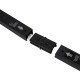 GloboStar® DIGICOLUMN 90762 Μοντέρνο Επιδαπέδιο Φωτιστικό Γραφείου Digital Pixel Rhythm Music Bar LED 12W 960lm 90° DC 5V με USB 2.0 IP20 - Εναλλαγή Φωτισμού μέσω Τηλεχειριστηρίου - Πολύχρωμο RGB - Dimmable - Μαύρο - Μ3.4 x Π2.5 x Υ122cm - 2 Χρόνια Εγγύησ