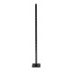 GloboStar® DIGICOLUMN 90762 Μοντέρνο Επιδαπέδιο Φωτιστικό Γραφείου Digital Pixel Rhythm Music Bar LED 12W 960lm 90° DC 5V με USB 2.0 IP20 - Εναλλαγή Φωτισμού μέσω Τηλεχειριστηρίου - Πολύχρωμο RGB - Dimmable - Μαύρο - Μ3.4 x Π2.5 x Υ122cm - 2 Χρόνια Εγγύησ