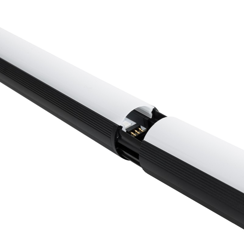 GLOBOSTAR® DIGICOLUMN 90763 Μοντέρνο Επιδαπέδιο Γραμμικό Ψηφιακό Φωτιστικό Digital Pixel Symphony Bar με RF Ασύρματο Χειριστήριο LED 16W 1280lm 180° DC 5V με USB 2.0 IP20 Πολύχρωμο RGB Dimmable - Μαύρο - Φ3 x Υ165cm - 2 Χρόνια Εγγύηση