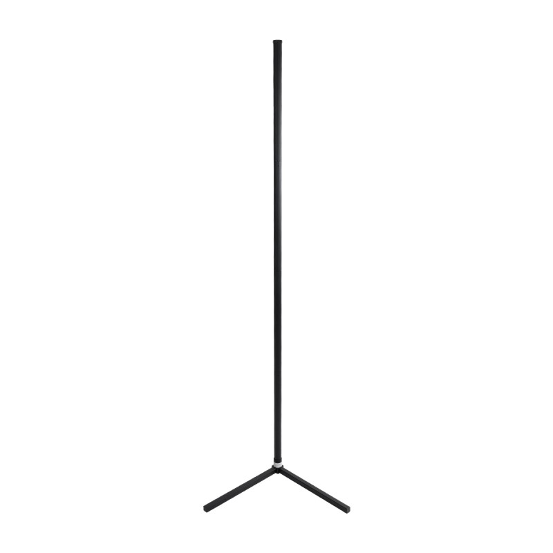 GLOBOSTAR® DIGICOLUMN 90763 Μοντέρνο Επιδαπέδιο Γραμμικό Ψηφιακό Φωτιστικό Digital Pixel Symphony Bar με RF Ασύρματο Χειριστήριο LED 16W 1280lm 180° DC 5V με USB 2.0 IP20 Πολύχρωμο RGB Dimmable - Μαύρο - Φ3 x Υ165cm - 2 Χρόνια Εγγύηση