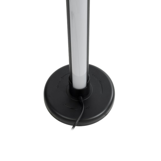 GLOBOSTAR® DIGICOLUMN 90764 Μοντέρνο Επιδαπέδιο Γραμμικό Ψηφιακό Φωτιστικό Digital Pixel Symphony Bar με RF Ασύρματο Χειριστήριο LED 16W 1280lm 180° DC 5V με USB 2.0 IP20 Πολύχρωμο RGB Dimmable - Μαύρο - Φ3 x Υ165cm - 2 Χρόνια Εγγύηση