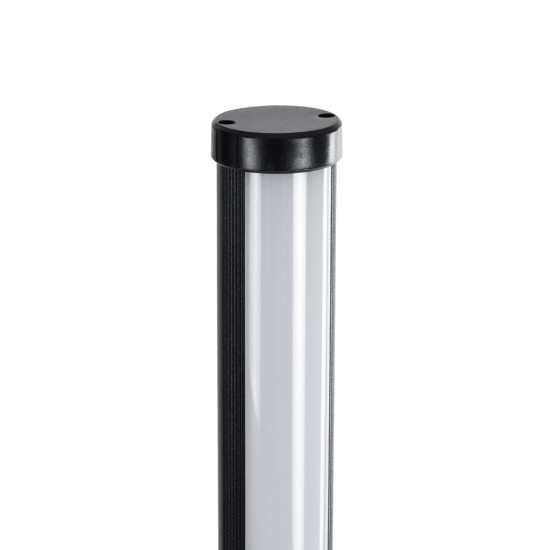 GLOBOSTAR® DIGICOLUMN 90764 Μοντέρνο Επιδαπέδιο Γραμμικό Ψηφιακό Φωτιστικό Digital Pixel Symphony Bar με RF Ασύρματο Χειριστήριο LED 16W 1280lm 180° DC 5V με USB 2.0 IP20 Πολύχρωμο RGB Dimmable - Μαύρο - Φ3 x Υ165cm - 2 Χρόνια Εγγύηση
