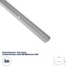 GloboStar® CON-NEONIO 90766-3M  Προφίλ Αλουμινίου 3 Μέτρων - Βάση Στήριξης για την NEONIO Digital Neon Flex LED 14.4W/m 12VDC με Π1.4 x Υ1.4cm - Ασημί - Μ300 x Π1.6 x Υ1.1cm