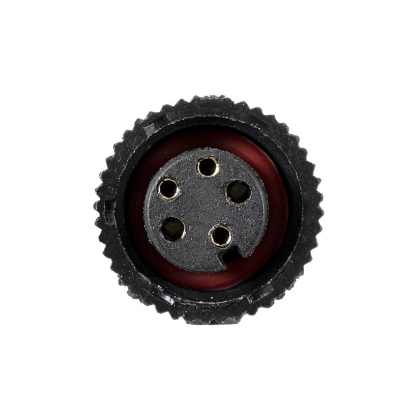 GloboStar® 90777 Καλώδιο Τροφοδοσίας από DC Male σε Ατερμάτιστο Καλώδιο για RGB Spot & Wall Washer Μαύρο Μ1.5 x Π1.5 x Y20cm