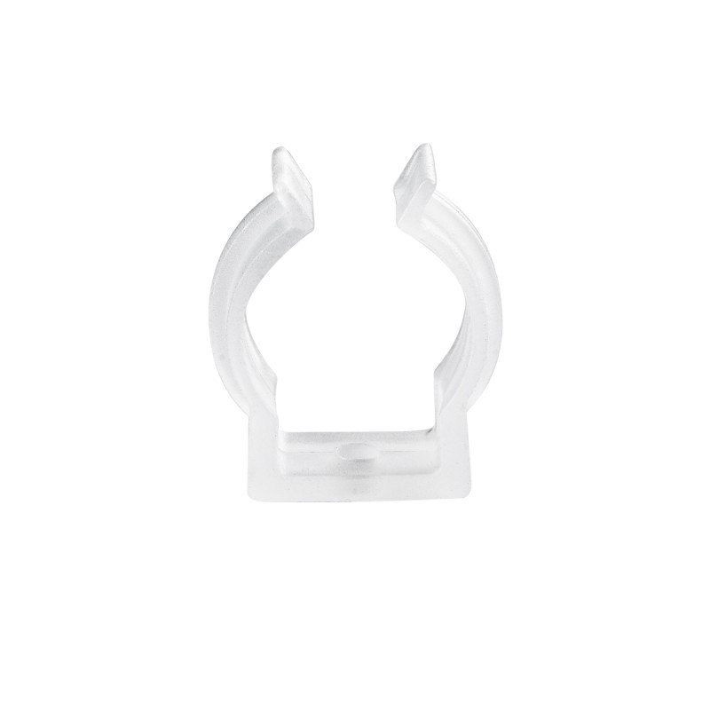 GloboStar® CON-NEONIO 90778 Βάση Στήριξης Ω για την NEONIO Digital Neon Flex LED 14.4W/m 12VDC με Π2 x Υ2cm - Διάφανο - Μ2.3 x Π2 x Υ2.7cm