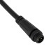 GloboStar® 90780 Καλώδιο Τροφοδοσίας από DC Female σε Ατερμάτιστο Καλώδιο για RGB Spot & Wall Washer Μαύρο Μ1.5 x Π1.5 x Y20cm