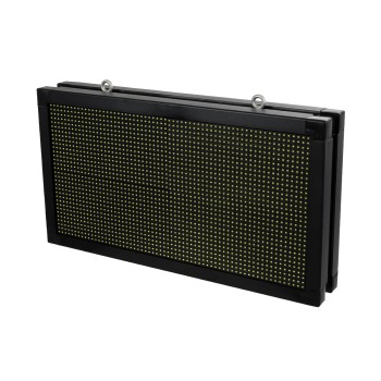 GLOBOSTAR® DISPLAY 90796 Κυλιόμενη Ψηφιακή Επιγραφή Διπλής Όψης 64x32cm P10 64x32 Pixel LED 200W AC 220-240V Αδιάβροχο IP65 Ψυχρό Λευκό 6000K - WiFi Control μέσω FK APP - Αισθητήρας Θερμοκρασίας & Υγρασίας - Μ70 x 11 x Υ38.5cm - 2 Χρόνια Εγγύηση