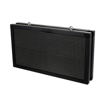 GLOBOSTAR® DISPLAY 90797 Κυλιόμενη Ψηφιακή Επιγραφή 64x32cm P10 Διπλής Όψης LED AC 220-240V Αδιάβροχο IP65 Πράσινο - WiFi Control μέσω FK APP - Αισθητήρας Θερμοκρασίας & Υγρασίας - Μ70 x Π11 x Υ38.5cm - 2 Χρόνια Εγγύηση