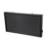 GloboStar® DISPLAY 90810 LED Scrolling Display 96x48cm - Κυλιόμενη Ψηφιακή Πινακίδα / Επιγραφή Μονής Όψης P10 LED SMD AC 220-240V - Λειτουργία μέσω Wi-Fi με Εφαρμογή APP - Αισθήτηρας Θερμοκρασίας και Υγρασίας - Αδιάβροχο IP65 - Μ104 x Π9 x Υ56cm - Μπλε -