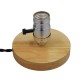 GloboStar® NOX 91046 Μοντέρνο Επιτραπέζιο Φωτιστικό Πορτατίφ Μονόφωτο 1 x E27 IP20 Μπεζ Ξύλο με Ασημί Μέταλλο - Μ12 x Π12 x Υ10.6cm GloboStar® NOX SILVER 91046 Μοντέρνο Επιτραπέζιο Φωτιστικό Γραφείου Κομοδίνου Μονόφωτο με Ντουί E27 Ασημί και Διακόπτη ON/OFF Δρύινο Φ4 x Υ9cm