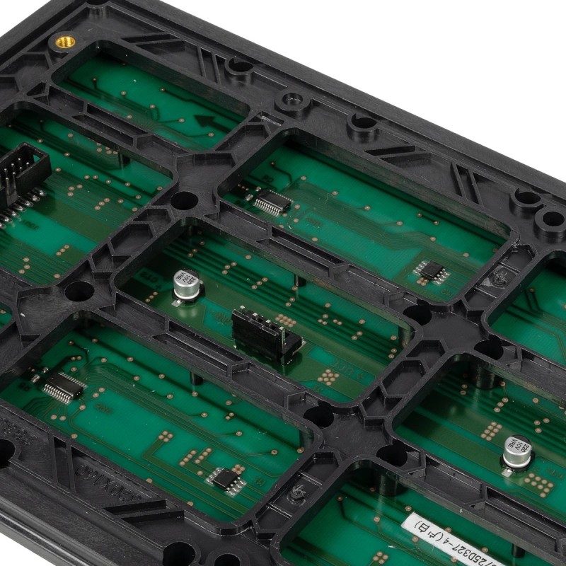 GLOBOSTAR® MODULCO 90380 Module Πλακίδιο Κυλιόμενης Ψηφιακής Επιγραφής/Οθόνης 32x16cm P10 LED 40W Nits ≥5500cd/㎡ DC 5V Αδιάβροχο IP65 Κόκκινο - Μ32 x Π16 x Υ1.5cm - 2 Χρόνια Εγγύηση