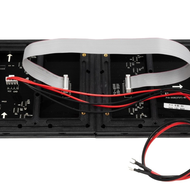 GLOBOSTAR® MODULCO 90385 Module Πλακίδιο Κυλιόμενης Ψηφιακής Επιγραφής/Οθόνης 32x16cm P10 LED 40W Nits ≥5500cd/㎡ DC 5V Αδιάβροχο IP65 RGB - Μ32 x Π16 x Υ1.8cm - 2 Χρόνια Εγγύηση