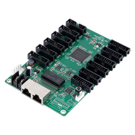 GloboStar® CARDULCO ZH-T12 90387 Professional LED Receiving Card 12 x HUB75 - Κάρτα Καναλιών για Ψηφιακές Οθόνες LED Video Wall - Loading Area W128 x H768 - Gray Level 65536 - Gigabit Network Linkable - DC 3.5~6V - IP20 Μ14.8 x Π9.6 x Υ1.7cm GloboStar® CARDULCO ZH-T12 90387 Professional LED Receiving Card 12 x HUB75 - Κάρτα Καναλιών για Ψηφιακές Οθόνες LED Video Wall - Loading Area W128 x H768 - Gray Level 65536 - Gigabit Network Linkable - DC 3.5~6V - IP20 Μ14.8 x Π9.6 x Υ1.7cm