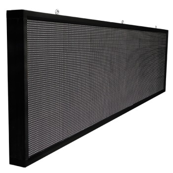 GLOBOSTAR® DISPLAY 90290 Κυλιόμενη Ψηφιακή Επιγραφή P10 Μονής Όψης LED AC 220-240V Αδιάβροχο IP65 Ψυχρό Λευκό 6000K - WiFi Control μέσω FK APP - Αισθητήρας Θερμοκρασίας & Υγρασίας - Μ264 x Π9 x Υ72cm - 2 Χρόνια Εγγύηση