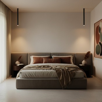 kelvo® DUCT KLV-101-0053 Φωτιστικό Downlight Σποτ για Λάμπα MR16 με Ντουί GU10 AC 220-240V IP20 - Μαύρο Ματ - Μ6 x Π6 x Υ60cm