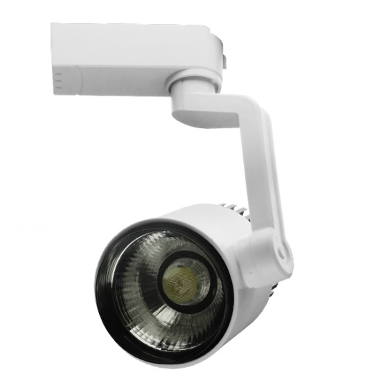 GloboStar S-40041 Διφασικό Bridgelux COB LED Φωτιστικό Σποτ Ράγας 15W 230V 1800lm 24° Ψυχρό Λευκό 6000k GloboStar S-40041 Διφασικό Bridgelux COB LED Φωτιστικό Σποτ Ράγας 15W 230V 1800lm 24° Ψυχρό Λευκό 6000k