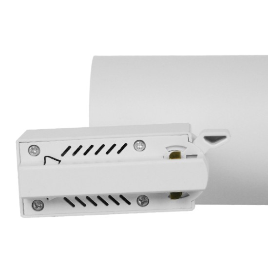Globostar S-40010 Μονοφασικό Bridgelux COB LED Λευκό Φωτιστικό Σποτ Ράγας 10W 230V 1300lm 30° Ψυχρό Λευκό 6000k Globostar S-40010 Μονοφασικό Bridgelux COB LED Λευκό Φωτιστικό Σποτ Ράγας 10W 230V 1300lm 30° Ψυχρό Λευκό 6000k