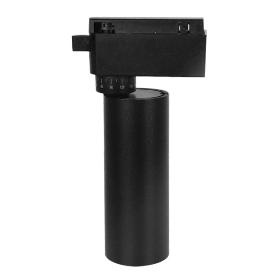 Globostar S-40014 Μονοφασικό Bridgelux COB LED Μάυρο Φωτιστικό Σποτ Ράγας 10W 230V 1250lm 30° Φυσικό Λευκό 4500k Globostar S-40014 Μονοφασικό Bridgelux COB LED Μάυρο Φωτιστικό Σποτ Ράγας 10W 230V 1250lm 30° Φυσικό Λευκό 4500k