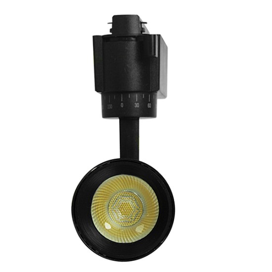 Globostar S-40014 Μονοφασικό Bridgelux COB LED Μάυρο Φωτιστικό Σποτ Ράγας 10W 230V 1250lm 30° Φυσικό Λευκό 4500k Globostar S-40014 Μονοφασικό Bridgelux COB LED Μάυρο Φωτιστικό Σποτ Ράγας 10W 230V 1250lm 30° Φυσικό Λευκό 4500k