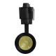 Globostar S-40014 Μονοφασικό Bridgelux COB LED Μάυρο Φωτιστικό Σποτ Ράγας 10W 230V 1250lm 30° Φυσικό Λευκό 4500k Globostar S-40014 Μονοφασικό Bridgelux COB LED Μάυρο Φωτιστικό Σποτ Ράγας 10W 230V 1250lm 30° Φυσικό Λευκό 4500k