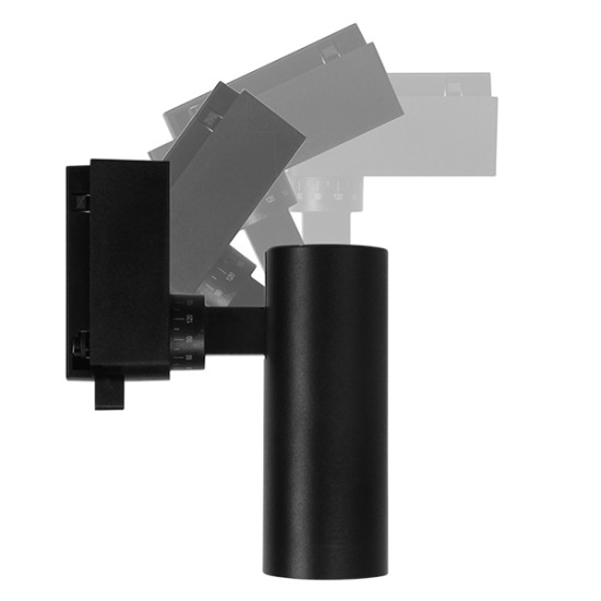 Globostar S-40014 Μονοφασικό Bridgelux COB LED Μάυρο Φωτιστικό Σποτ Ράγας 10W 230V 1250lm 30° Φυσικό Λευκό 4500k Globostar S-40014 Μονοφασικό Bridgelux COB LED Μάυρο Φωτιστικό Σποτ Ράγας 10W 230V 1250lm 30° Φυσικό Λευκό 4500k