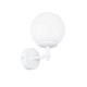 GloboStar® DALPH 203-0030 Vintage Επιτοίχιο Φωτιστικό Απλίκα Μονόφωτο 1 x E27 IP20 Λευκό Μέταλλο με Λευκό Γυαλί - M18 x Π15 x Υ23cm GloboStar® DALPH 203-0030 Vintage Επιτοίχιο Φωτιστικό Απλίκα Μονόφωτο 1 x E27 IP20 Λευκό Μέταλλο με Λευκό Γυαλί - M18 x Π15 x Υ23cm
