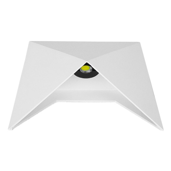 GloboStar® 96503 LED Φωτιστικό Τοίχου Απλίκα STEALTH Αρχιτεκτονικού Φωτισμού Λευκό Αδιάβροχο IP65 10 Watt CREE 1200lm 60° 230V Ψυχρό Λευκό Μ17 x Π7.5 x Υ17cm GloboStar® 96503 LED Φωτιστικό Τοίχου Απλίκα STEALTH Αρχιτεκτονικού Φωτισμού Λευκό Αδιάβροχο IP65 10 Watt CREE 1200lm 60° 230V Ψυχρό Λευκό Μ17 x Π7.5 x Υ17cm