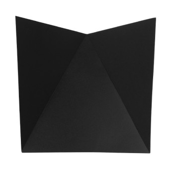 GLOBOSTAR® STEALTH 96506 Μοντέρνο Φωτιστικό Τοίχου - Απλίκα LED 10W 1200lm 60° AC 220-240V Αδιάβροχο IP65 Ψυχρό Λευκό 6000K - Bridgelux COB Chip & TÜV SÜD Driver - Μαύρο Ματ - Μ17 x Π7.5 x Υ17cm - 5 Χρόνια Εγγύηση