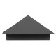 GloboStar® 96509 LED Φωτιστικό Τοίχου Απλίκα STEALTH Αρχιτεκτονικού Φωτισμού Γκρι Αδιάβροχο IP65 10 Watt CREE 1200lm 60° 230V Ψυχρό Λευκό Μ17 x Π7.5 x Υ17cm